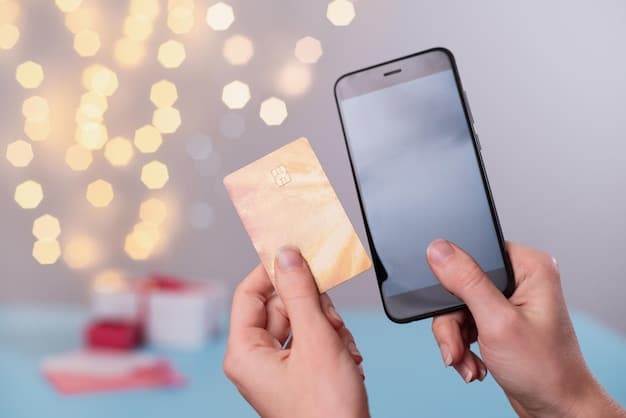 A hand holding a blurred smartphone screen displaying a pop-up ad for a coupon with an urgent countdown timer and multiple exclamation points, illustrating aggressive marketing tactics and the pressure to act quickly.