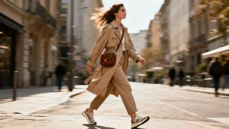 Stylish person demonstrating affordable style swaps for wardrobe refresh