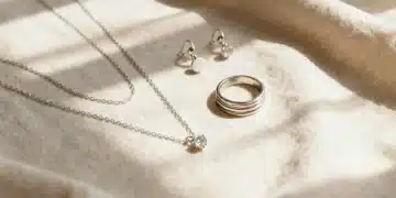 Elegant gold and silver jewelry pieces showcasing affordable style