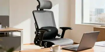 Ergonomic office chair with advanced features