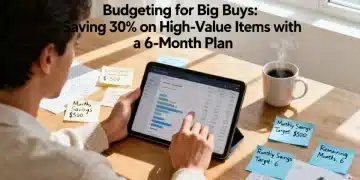 Detailed expense tracking for savings goals