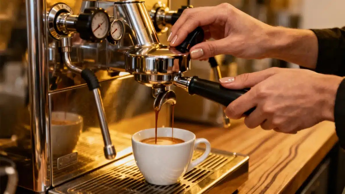 Financial Impact of Premium Coffee Makers: Are the Top 3 Models Worth the Investment? - Barista adjusting settings.