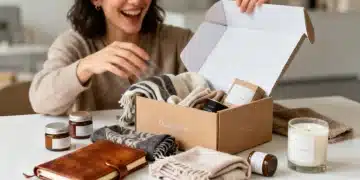 Unboxing a curated subscription box, revealing quality products and the excitement of discovery.